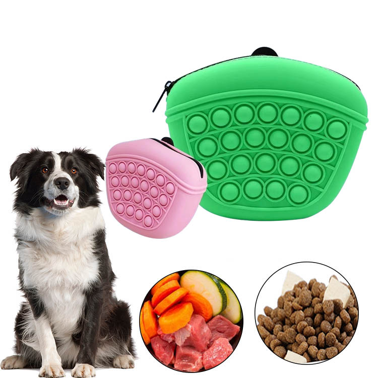 silicone dog treat pouch